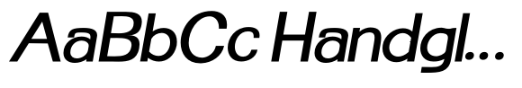 Homiled Grade ExtraLight SemiExpanded Italic image