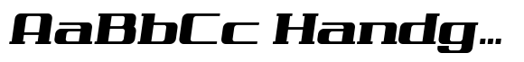 Zenteff Bold Extended Italic image