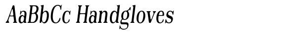 Reigans Soft Medium Condensed Italic image
