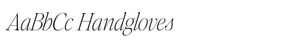 Editors Note Hairline Italic font sample