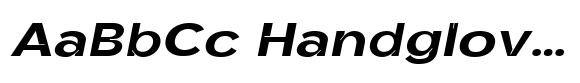 Abigen Extra Bold Expanded Italic image