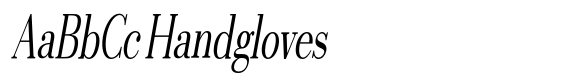 Selmora Extra Condensed Slant image