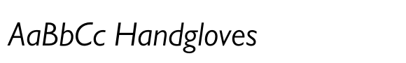 Gill Sans Nova Book Italic image