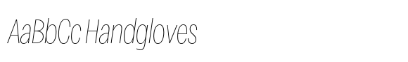 Loyaute Thin Condensed Italic image