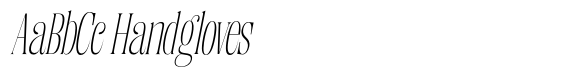 Enigera Extra Light Condensed Italic image