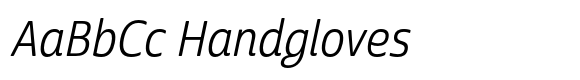 Cabrito Sans Con Regular Italic image