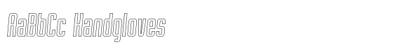 Juvenilia Outline Italic image