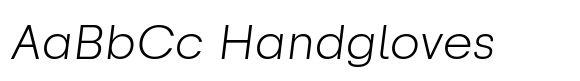 Naru Sans Extra Light Italic font sample