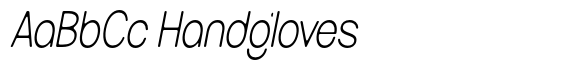 Obigart Soft ExtraLight Condensed Italic image