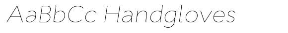 Cyntho Pro Thin Italic font sample