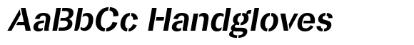 Dean Stencil Normal SemiBold Italic image