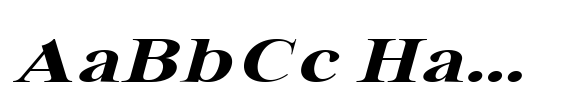 Bia Serif High Bold Exp Italic image
