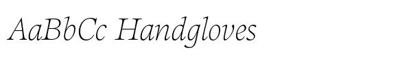 Sherborne Thin Italic Headline image