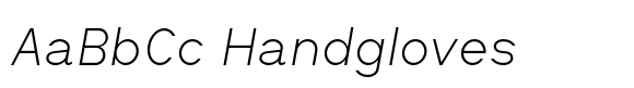 Cluster Thin Italic image