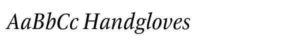 ITC New Veljovic Pro Condensed Italic image