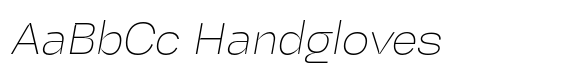 Miguer Sans Thin Italic image