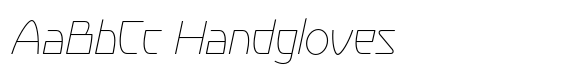 Dee Extra Light Italic font sample