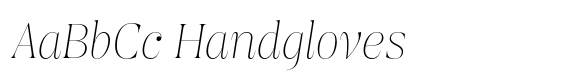 Clufy Thin Italic image