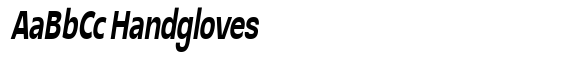 Glorytalk Sans Soft Bold Italic Condensed image