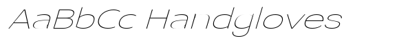 Glorytalk Sans Thin Italic Semi Expanded image