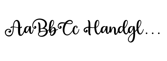 Lonting Script font sample