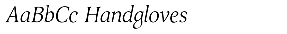 Arethusa Pro Light Italic image