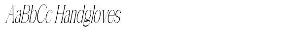 Galmiten Semi Serif Light Ultra Condensed Slanted image