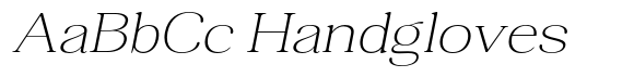 Gofaline Thin Expanded Italic image