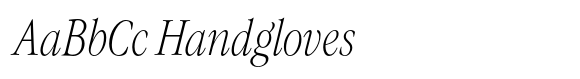 Evoque Condensed Thin Italic image