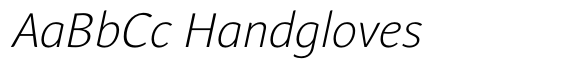 Andulka Sans Light Italic image