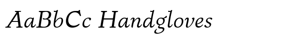 Papois Italic image