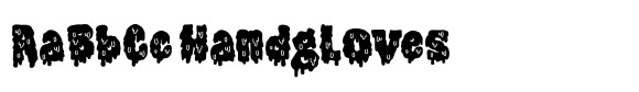 Gothic Haunt Regular font sample