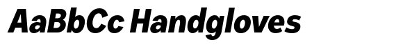 Sampl Bold Condensed Oblique image
