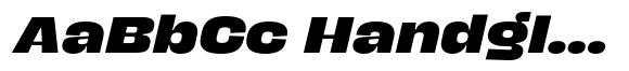 Spanik ExtraBold Expanded Italic image
