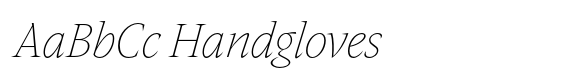 Nikola Thin Italic image