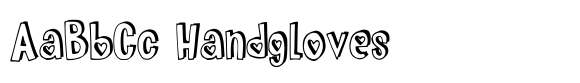Heart Toon font sample