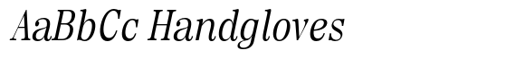 Regaris Plain Light Condensed High Italic image