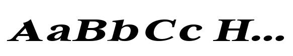 Bia Serif Low Bold Ult Exp Italic image
