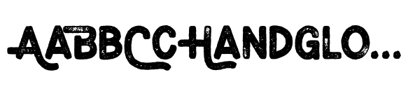 Ribstone font sample