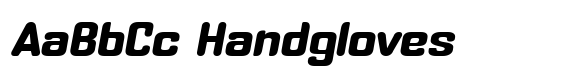 Rounvia Extra Bold Expanded Italic image
