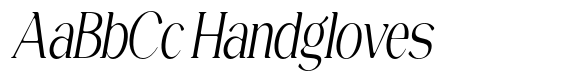Magres Soft Condensed Italic image