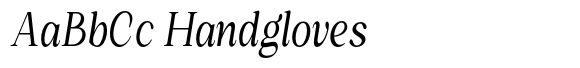 Romantic Editorial Condensed Italic image