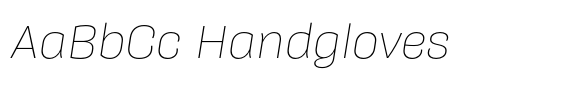 Galeana Standard Light Italic image