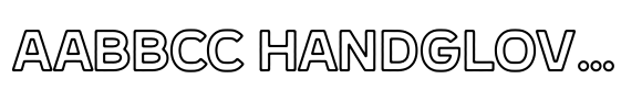 Hanley Pro Sans Wide Outline image