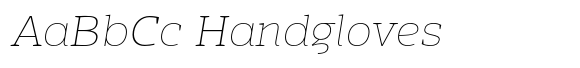 EB Mensch Serif Thin Italic image