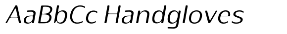 Relastig Soft ExtraLight Expanded Italic image