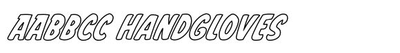 Clash Of Titans Outline Italic image