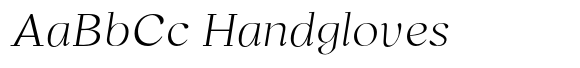 Bovino Thin Italic image