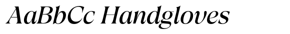 Trefally Serif Expanded Italic image