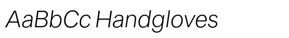 Sinar Grotesk Extra Light Italic image